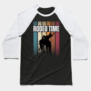 Rodeo Time Cowboy Baseball T-Shirt